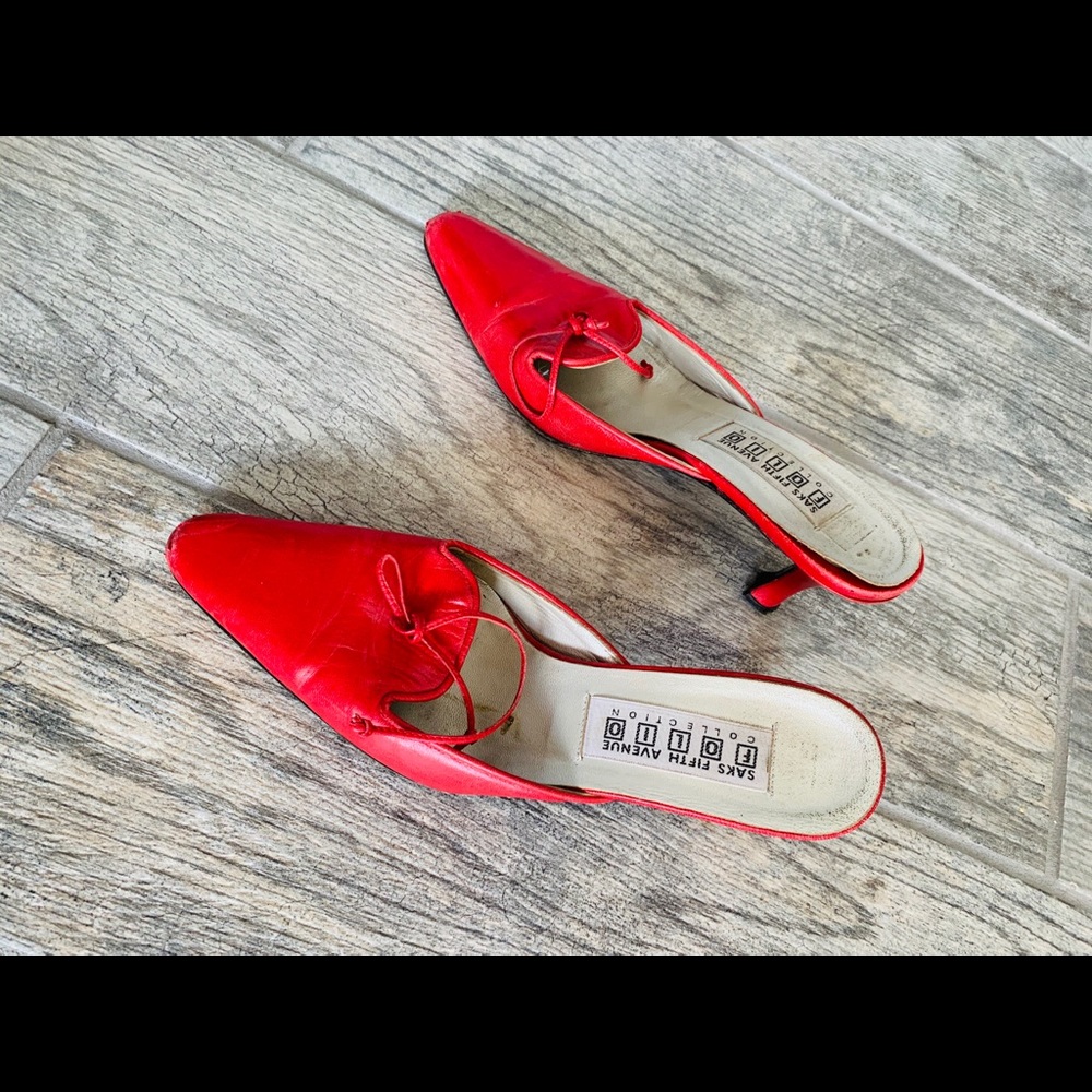 Saks fifth ave red heels